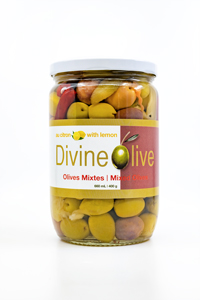 Olives mixtes au citron
