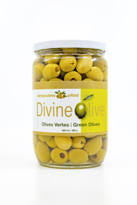 Olives vertes dénoyautées