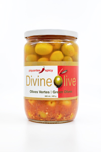 Olives vertes piquantes